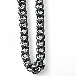 Chunky Silver Chain Necklace
